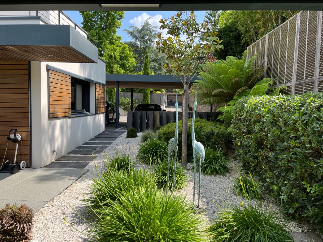 Folie sur Sèvre : Le patio